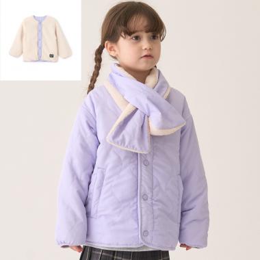 キルトリバーシブルブルゾン