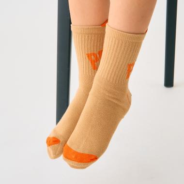 ベロつきクルーソックス