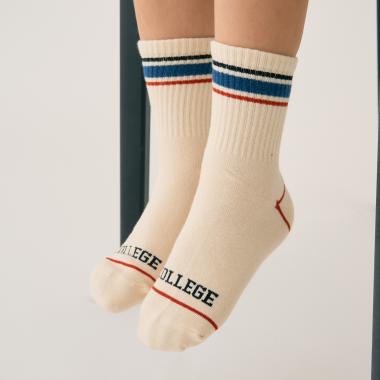 ラインクルーソックス