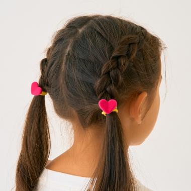 ハートヘアゴム2個セット