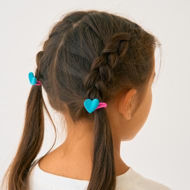 ハートヘアゴム2個セット