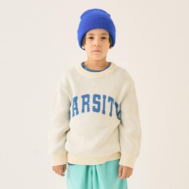 【マシンウォッシャブル】ロゴニット