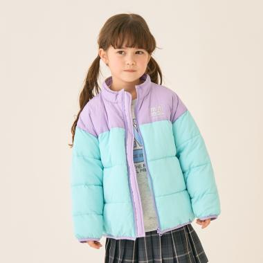 切替中綿ブルゾン