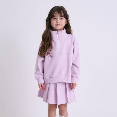 【裏起毛】【綿100】ハーフジップセットアップ