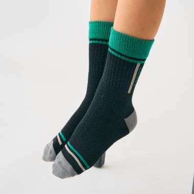 バイカラーソックス