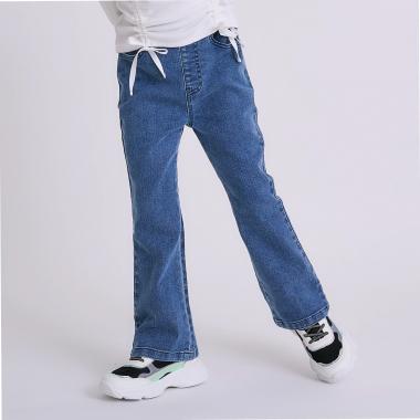 ストレッチデニムフレアパンツ