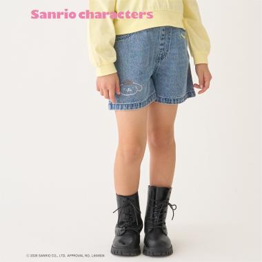 【サンリオキャラクターズ】デニムショートパンツ