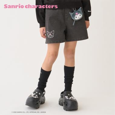 【サンリオキャラクターズ】デニムショートパンツ