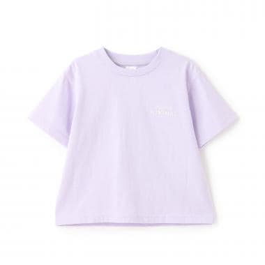 【プチプラ】【綿100%】バックハート・ドーナツプリント半袖Tシャツ