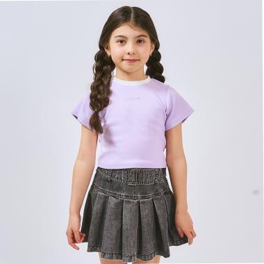 【サラサラプラス】【吸水速乾】テレコ半袖ちびT