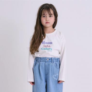 【綿100】【プチプラ】アソートグラフィック長袖Tシャツ