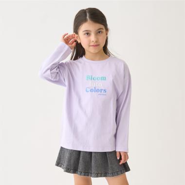 【綿100】【プチプラ】アソートグラフィック長袖Tシャツ