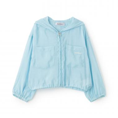 【UVカット】【冷房対策】シアーパーカー