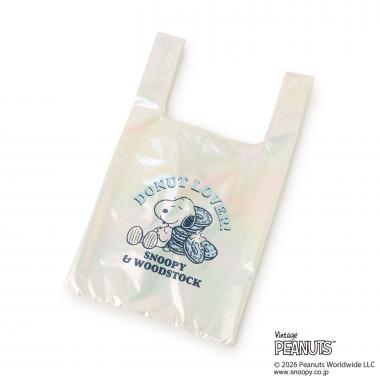 【SNOOPY】メタリックトートバッグ