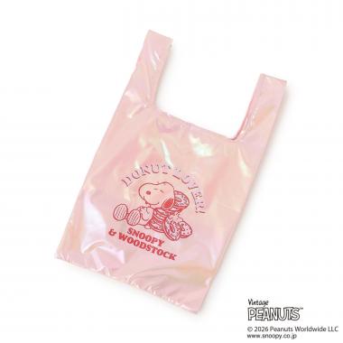 【SNOOPY】メタリックトートバッグ
