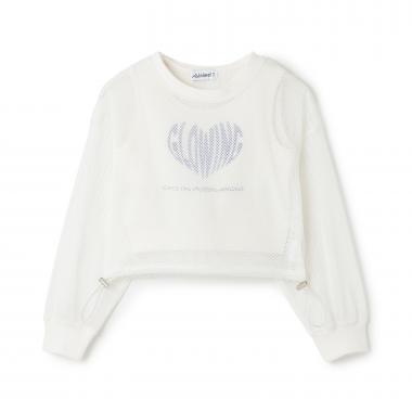 【安心インナーつき】メッシュ長袖Tシャツ