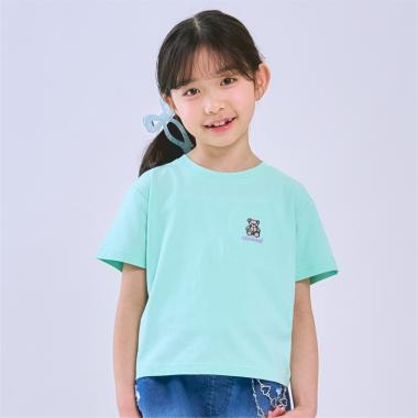 【綿100】プチプラワンポイント半袖Tシャツ