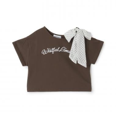 【リボン2WAY】ワンショルTシャツ
