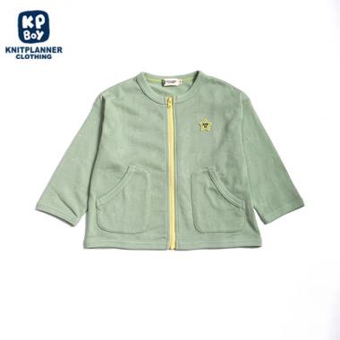 星柄モチーフの鹿の子カーディガン(90)