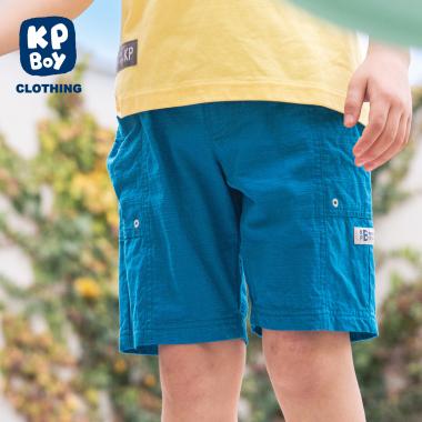 スラブ織りハーフパンツ