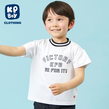 ソロナリブ衿つき半袖Tシャツ