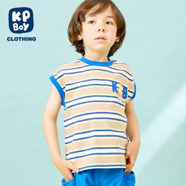 マルチボーダー スリーブレスTシャツ