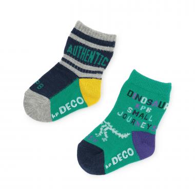 恐竜・ライン 2Pソックス