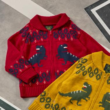 恐竜 カウチンセーター