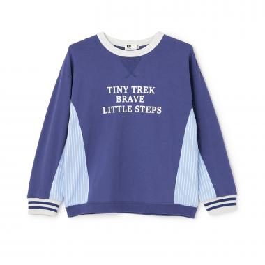 ストライプづかい長袖Tシャツ