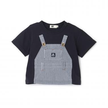 オーバーオール風 半袖Tシャツ