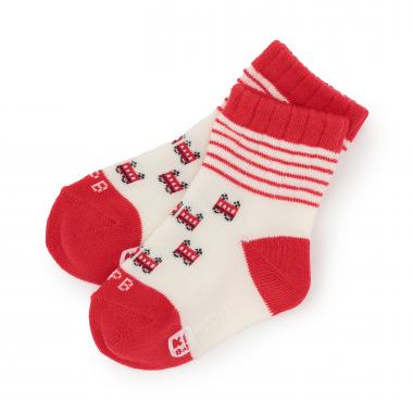 電車柄 ソックス