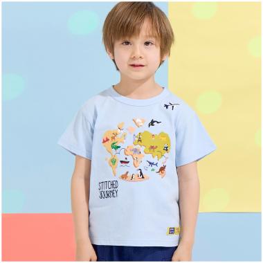 世界地図モチーフ Tシャツ