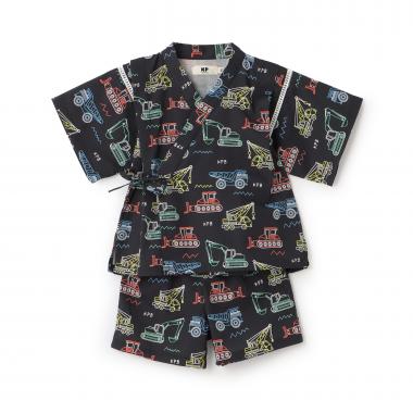 工事車両柄 甚平