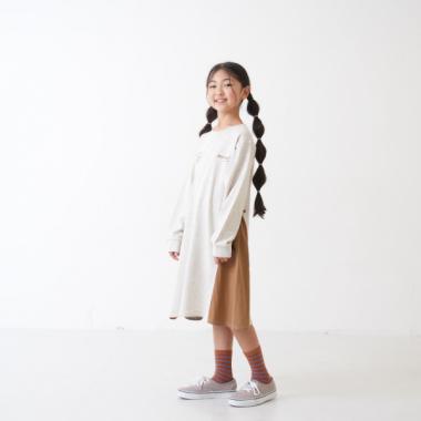 【リンク】サイド布帛切替ワンピ