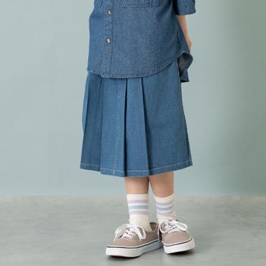 デニムタックスカート