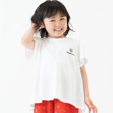 【綿100%】【365D.】ワンポイント入りプルオーバー