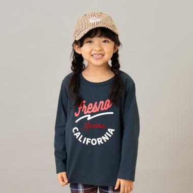 【綿100】【365D.】ワンポイント刺繍ロンT