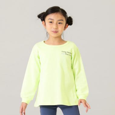 スウェットプリントAラインプルオーバー