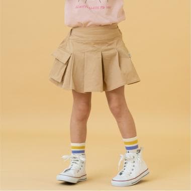 プリーツカーゴキュロット