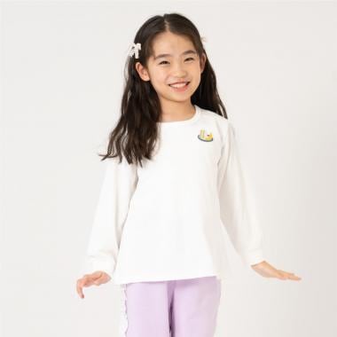 【365D】ワンポイントししゅうAラインロンT