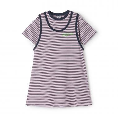 ボーダー2Pタンクワンピース