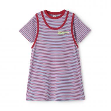 ボーダー2Pタンクワンピース