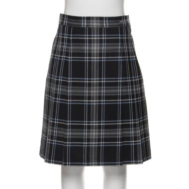サイドプリーツチェックスカート