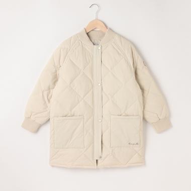 【人気商品再入荷】【直営店で取り扱い無し】【撥水】【家庭洗濯可】リブキルティングコート