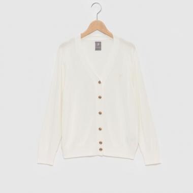 Vネックカーディガン