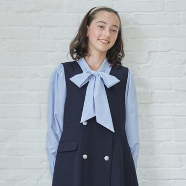 *ボウタイリボンブラウス