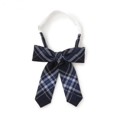 *綾織ウールチェックリボンタイ