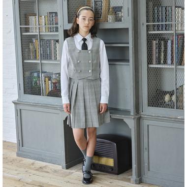 *ベスト×プリーツスカパンセットアップ