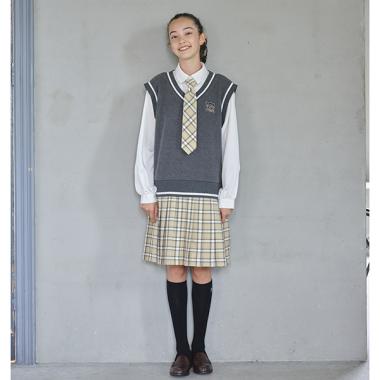 ネクタイつきドッキングワンピース