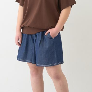 【＋SIZE】【GOOD PRICE】タックキュロット